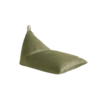 Sedací pytel Nobodinoz Sedací vak Essaouira Eco-Velvet Olive Green