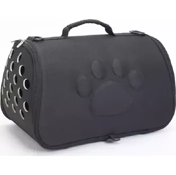 Taška pro psa a kočku TopTechnology Přenosná taška pro domácí mazlíčky Cats and Dogs Go Out, rozměr: 43×25×26 cm (černá)
