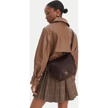 Kabelka Kabelka PINKO Hobo Zip Around Mini Ai 25-26 PLTT 105332 A0QO Bordó OS