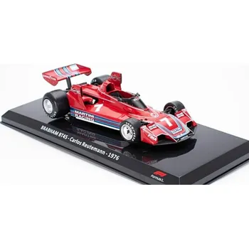 autíčko Centauria Brabham BT45 1976 Carlos Reutemann 1:24 - časopis s modelem Brabham BT45 1976 - kovový model auta