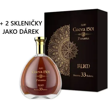 Rum Rum Cueva 1501 33 Sistema Solera 40% 0,7l + 2 skleničky jako DÁREK