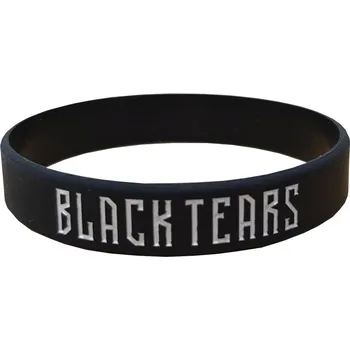 Náramek Černý stylový náramek Black Tears