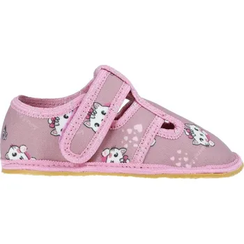 Dívčí bačkory CRAVE BAČKŮRKY Pink Cat | Dětské barefoot přezůvky - 26