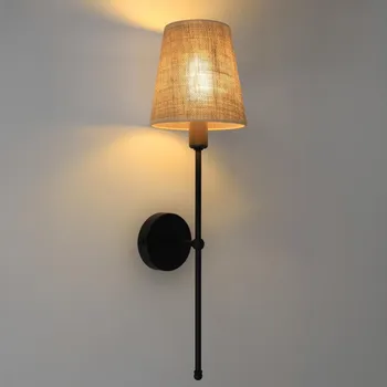 Nástěnné svítidlo Nástěnná lampa MADELA 1xE14/40W/230V juta/černá