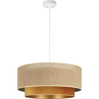 Lustr na lanku SARTA 1xE27/60W/230V měděná/juta