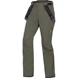 Northfinder Pánské lyžařské kalhoty s kšandami ISHAAN, zelená, XL