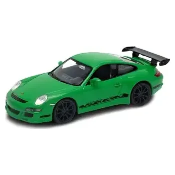 autíčko Welly Porsche 911 GT3 RS (2006) 1:34 oranžové (WE42397F-CW-ORANZOVA)