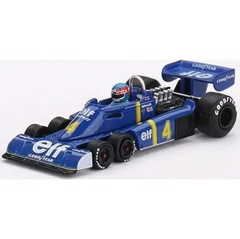 RC model auta Mini GT Tyrrell P34 No. 4 Patrick Depailler 1976 1:64
