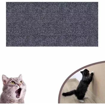 TopTechnology 60 x 100 cm Odstřihnutelná Samolepicí Kočičí Škrabací Podložka - DIY
