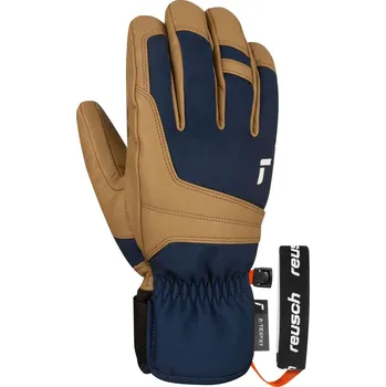 Reusch Experience R-TEX XT - blue/camel 8,5