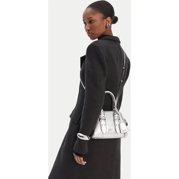 Kabelka PINKO Bowling Bag Zip Mini AI 25-26 PLTT 105333 A0QO Stříbrná OS