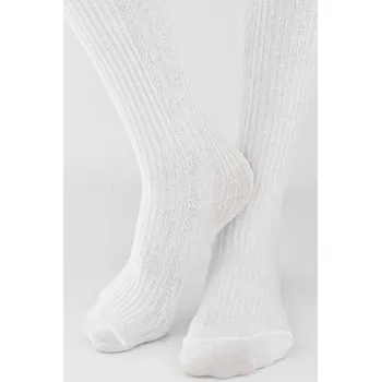 Dívčí punčocháče Noviti SB011 Bílá 116-122