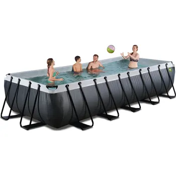 Bazén Exit Toys Black Leather s kartušovou filtrací 5,4x2,5x1,22 m