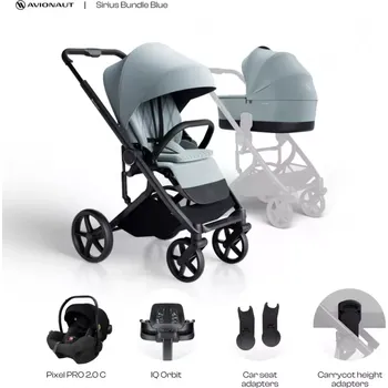Kočárek Avionaut akční set Sirius 2025 Blue