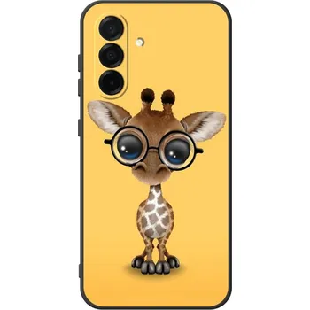 Pouzdro na mobilní telefon Kryt Samsung A56 Cute Giraffe (obal neboli pouzdro na Samsung A56)