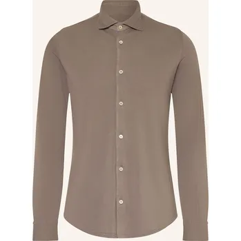 Pánská košile Fedeli Pánská Košile S Piké Vzorem Stelve Slim Fit,...