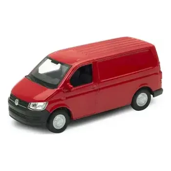 autíčko Welly Volkswagen Transporter T6 VAN 1:34 stříbrná (WE43762F-SIL)