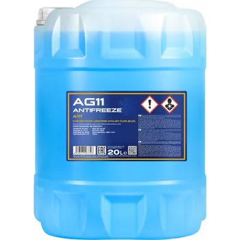 Motorový olej MANNOL 4111 Antifreeze AG11 (modrá) – Objem: 20L