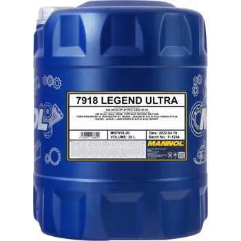 Motorový olej MANNOL Legend Ultra 0W-20 – Objem: 20L