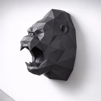 3D puzzle Gorila – papírový model a 3D skládačka PaperTime