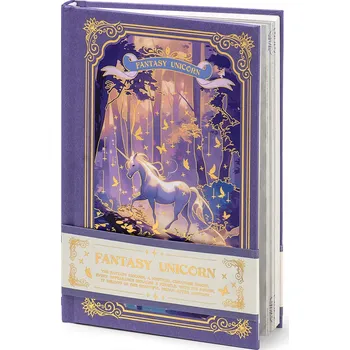 Zápisník ARGUS Kouzelný zápisník B6 linka, pevná vazba, Fantasy Unicorn 1 14210001