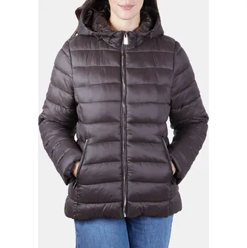 Dámská bunda Baťa dámská krátká péřová bunda hnědé, vel. M