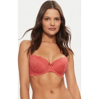 Podprsenka Hunkemöller Podprsenka s kosticemi Marine 206320 Červená 80E