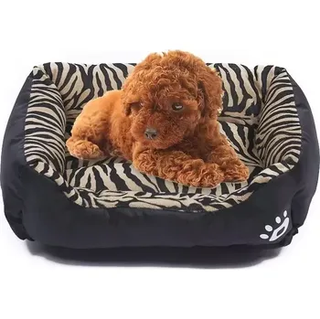 Pelíšek pro psa TopTechnology Teplý pelíšek pro psa Animal Grain Four Seasons, velikost XXL, 95×72×18cm (černý)