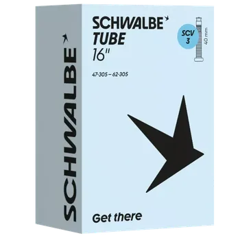 Komponent pro jízdní kolo Schwalbe Tube SCV3 40 mm (Duše na kolo Schwalbe Tube 16" SCV3 40 mm)
