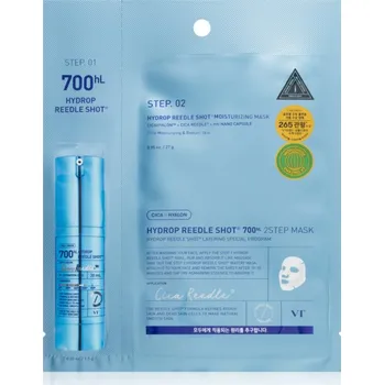 Pleťová maska VT Cosmetics Hydrop Reedle Shot 700hL 2 Step Mask hloubkově hydratační maska pro dvoufázové ošetření pleti 28.5 g