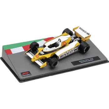 autíčko Centauria Renault RS10 1979 Jean-Pierre Jabouille 1:43 - Formula 1 Cars časopis s modelem Renault RS 10 1979 Jean-Pierre Jabouille - kovový model auta