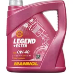 MANNOL LEGEND+ESTER 0W-40 – Objem: 4L