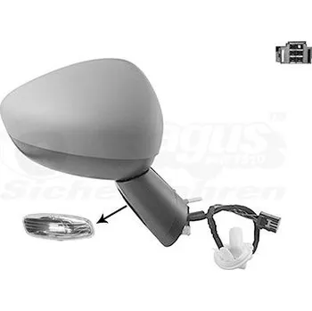 Auto zrcátko Vnější zpětné zrcátko VAN WEZEL 0954808