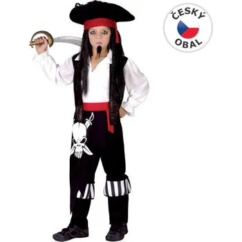Karnevalový kostým Kostým na karneval - Pirát, 120-130 cm
