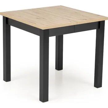 Jídelní stůl Rozkládací jídelní stůl Qubik 80/200 cm dub artisan/černý