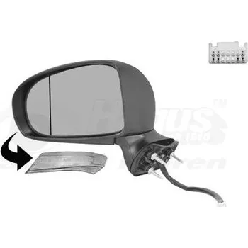 Auto zrcátko Vnější zpětné zrcátko VAN WEZEL 5420807