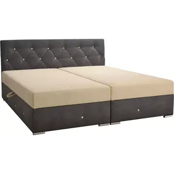 Postel Čalouněná postel KARO, 200x180 Šedá - vogue 14