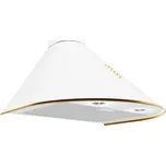 Komínový odsavač par Akpo WK-4 Dandys GOLD 60 cm 450 m3/h, Bílá