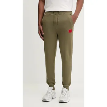 Bavlněné tepláky HUGO Doak212 50447963 zelená 91A, vel. L