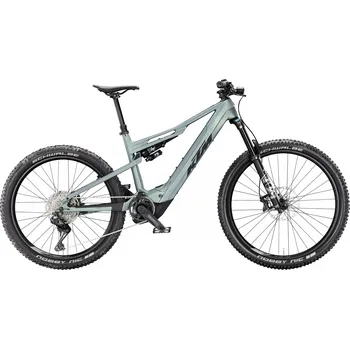 Jízdní kolo KTM MACINA KAPOHO 8972 L Di2 2026 – Bosch PERFORMANCE CX, 800 Wh, Shimano CUES Di2, MTB e-bike Barva: Šedá, Velikost: M Elektrokolo MTB, trail e-bike, 29", 800 Wh baterie, CUES Di2 | včetně pedálů