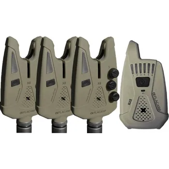 Signalizace záběru FLACARP Sada signalizátorů X8 + RX8 3+1 - KHAKI - Speciální edice podzim 2025 (FLACARP Sada signalizátorů X8 + RX8 3+1 - KHAKI - Speciální edice podzim 2025)