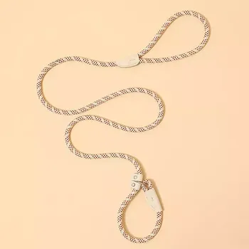 Vodítko pro psa TopTechnology Vodítko pro psy 1.5m x 1cm s univerzálním bezpečnostním zapínáním (Červené Bílé)