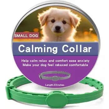 Obojek pro psa TopTechnology Obojek pro psy proti parazitům a uklidnění, balení v hliníkové krabičce, délka: 56 cm pro štěňata (zelený)