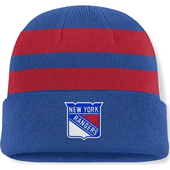 Čepice Fanatics Pánská zimní čepice New York Rangers NHL Swipe Cuffed Beanie