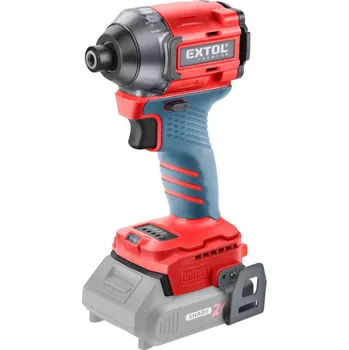 EXTOL PREMIUM utahovák rázový 1/4" aku SHARE20V, BRUSHLESS, bez baterie a nabíječky