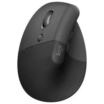 Příslušenství k projektoru LOGITECH myš Lift Vertical Ergonomic Mouse - Grafitová, 400-4000dpi, 6 tlačítek, bluetooth, logitech bolt 910-006473