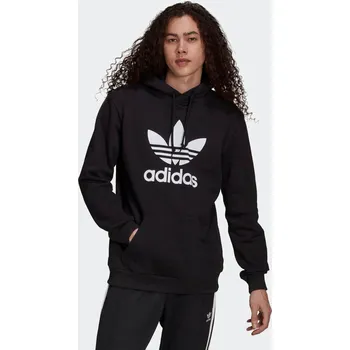 Pánská mikina Černá pánská mikina s kapucí adidas Originals - Pánské Adidas černá 1834435
