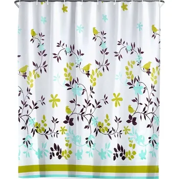 Sprchový závěs Sprchový závěs s háčky, voděodolný PEVA 180 × 180 cm – Vilde