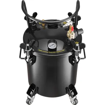 Expanzní nádoba Vevor Tlaková nádoba na barvu 20 l, ocelová se třemi rychlospojkami