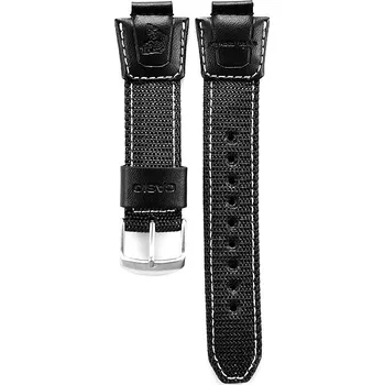 Módní doplněk Kožený a textilní řemínek CASIO AMW 700B (1046)